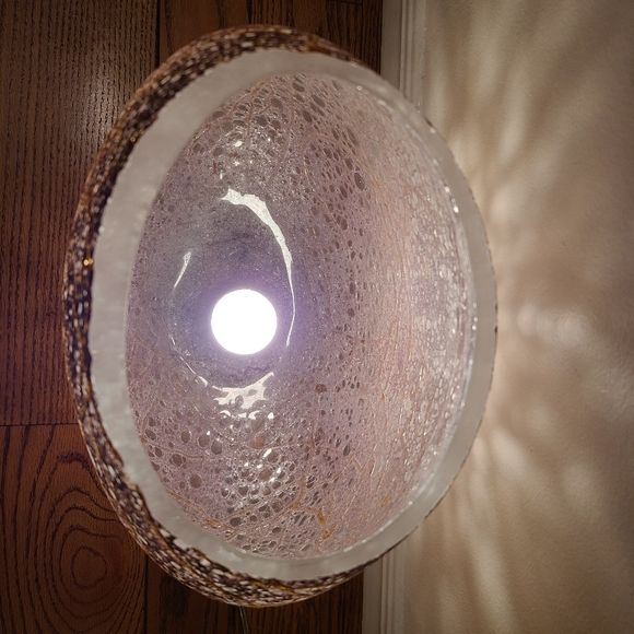 Decorative glass lamp with dimmer - Picture 7 of 10
